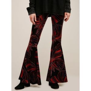 FREE PEOPLE Velvet Retro Hippie Bell Bottoms
